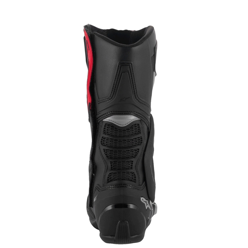Alpinestars SMX-6 3 melni-sudraba-sarkani motocikla zābaki