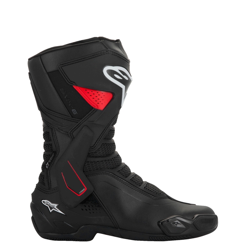 Alpinestars SMX-6 3 Drystar melni un sarkani motocikla zābaki