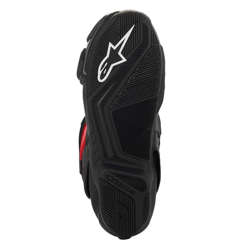 Alpinestars SMX-6 3 Drystar melni un sarkani motocikla zābaki