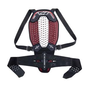 Alpinestars Nucleon Plasma mugurkaula aizsargi melni-balti-sarkani