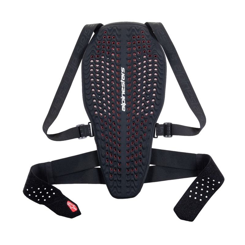 Alpinestars Nucleon Plasma mugurkaula aizsargi melni-balti-sarkani