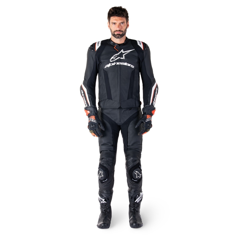 Alpinestars Missile 3 Ignition Black and White ādas motocikla jaka