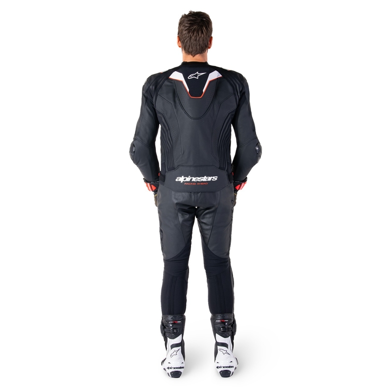 Alpinestars Missile 3 Ignition Black and White ādas motocikla jaka