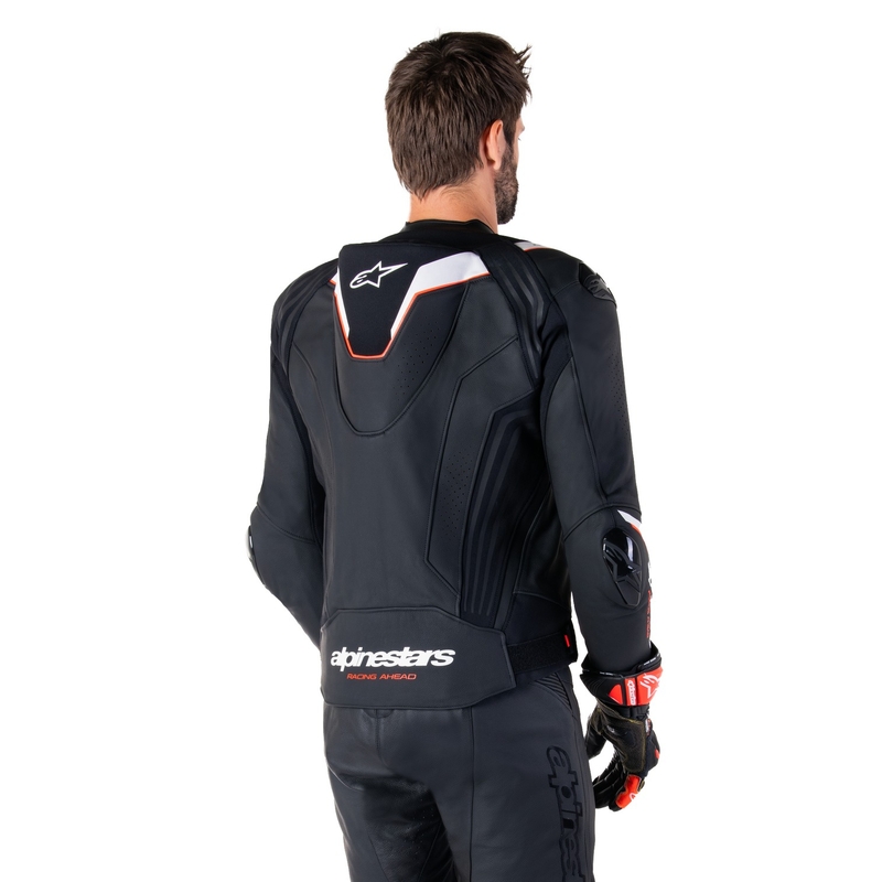 Alpinestars Missile 3 Ignition Black and White ādas motocikla jaka