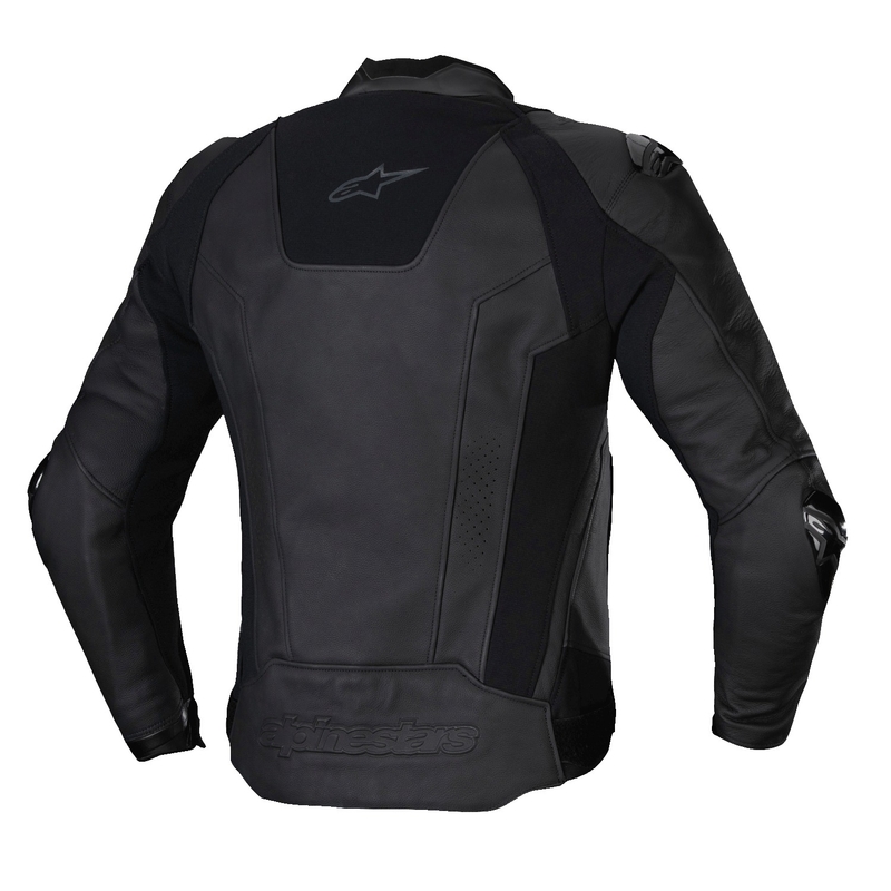 Alpinestars Missile 3 Black ādas motocikla jaka