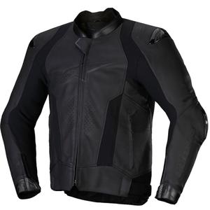 Alpinestars Missile 3 Black ādas motocikla jaka