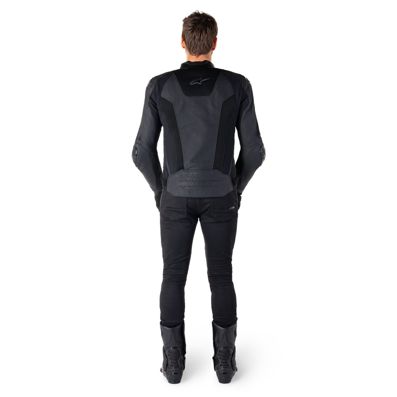 Alpinestars Missile 3 Airflow Black Ādas motocikla jaka