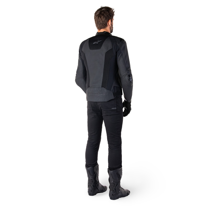 Alpinestars Missile 3 Airflow Black Ādas motocikla jaka