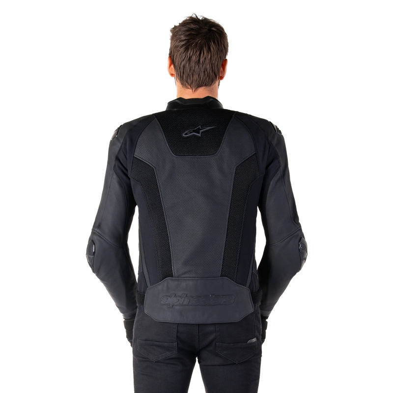 Alpinestars Missile 3 Airflow Black Ādas motocikla jaka