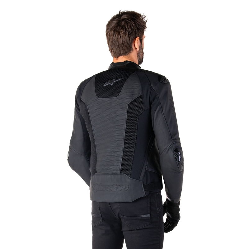Alpinestars Missile 3 Airflow Black Ādas motocikla jaka