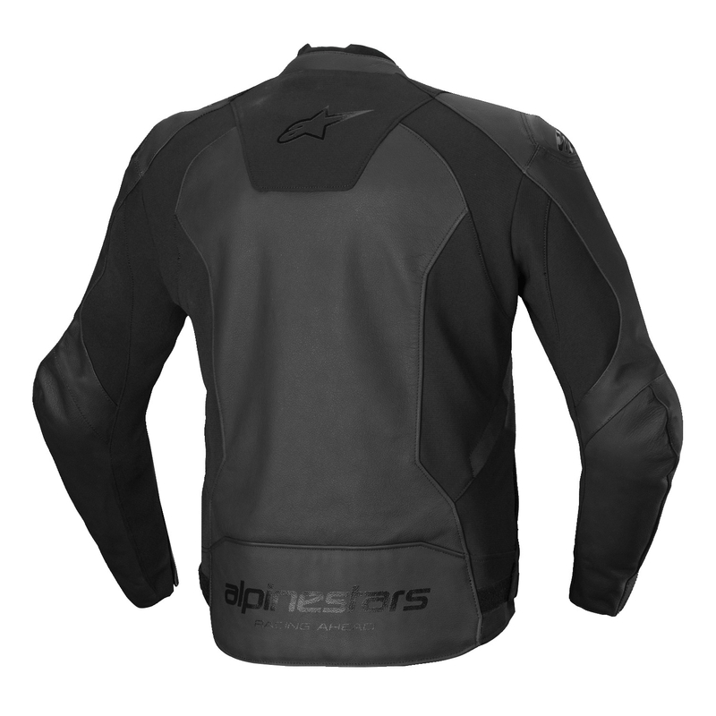Alpinestars Faster 3 Black ādas motocikla jaka