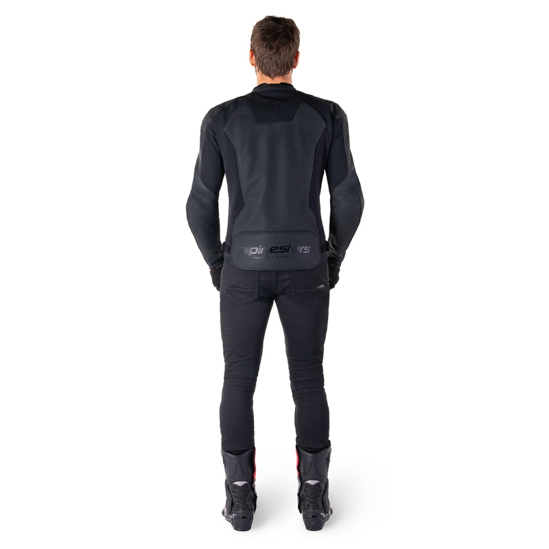 Alpinestars Faster 3 Airflow Black ādas motocikla jaka