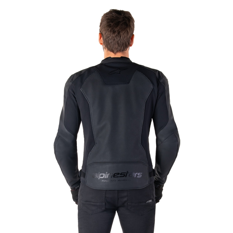 Alpinestars Faster 3 Airflow Black ādas motocikla jaka