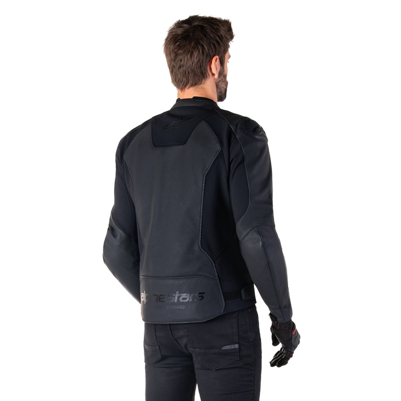 Alpinestars Faster 3 Airflow Black ādas motocikla jaka