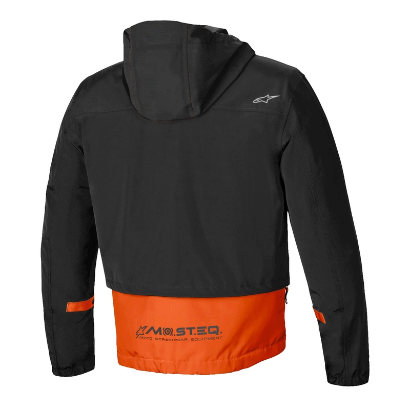 Alpinestars Mootant ūdensnecaurlaidīga parka melns-fluo oranžs