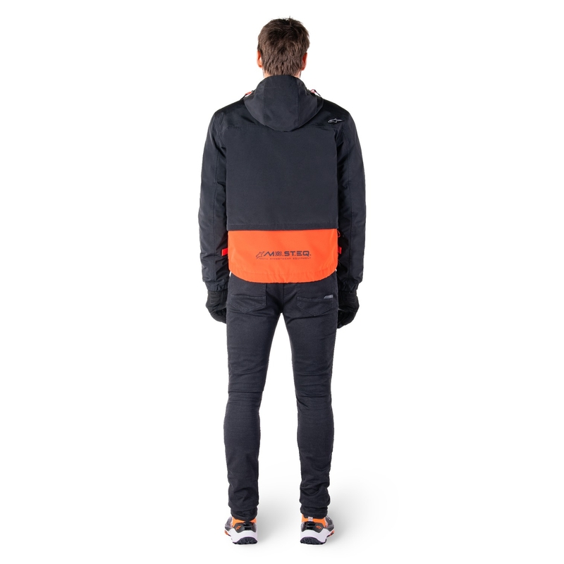 Alpinestars Mootant ūdensnecaurlaidīga parka melns-fluo oranžs