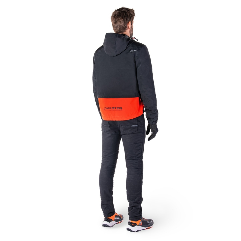 Alpinestars Mootant ūdensnecaurlaidīga parka melns-fluo oranžs