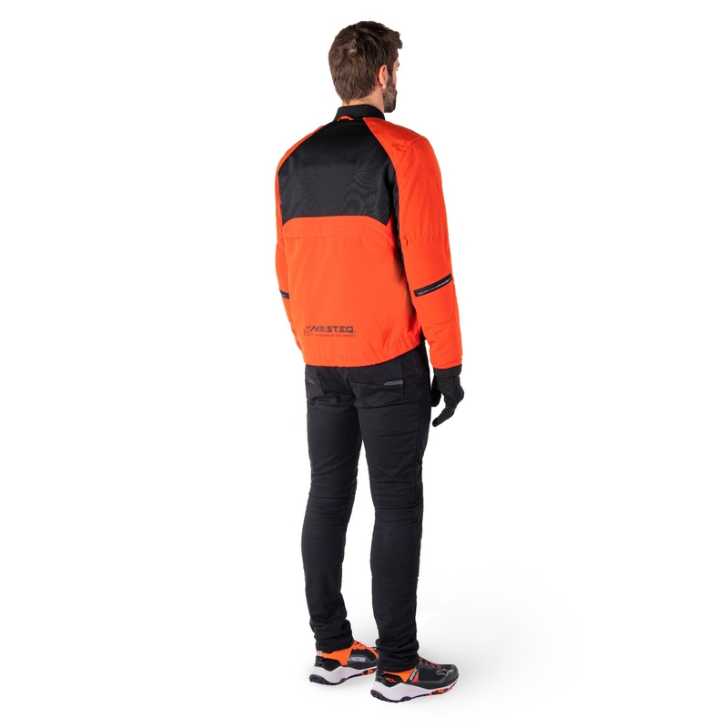 Alpinestars Mootant ūdensnecaurlaidīga parka melns-fluo oranžs