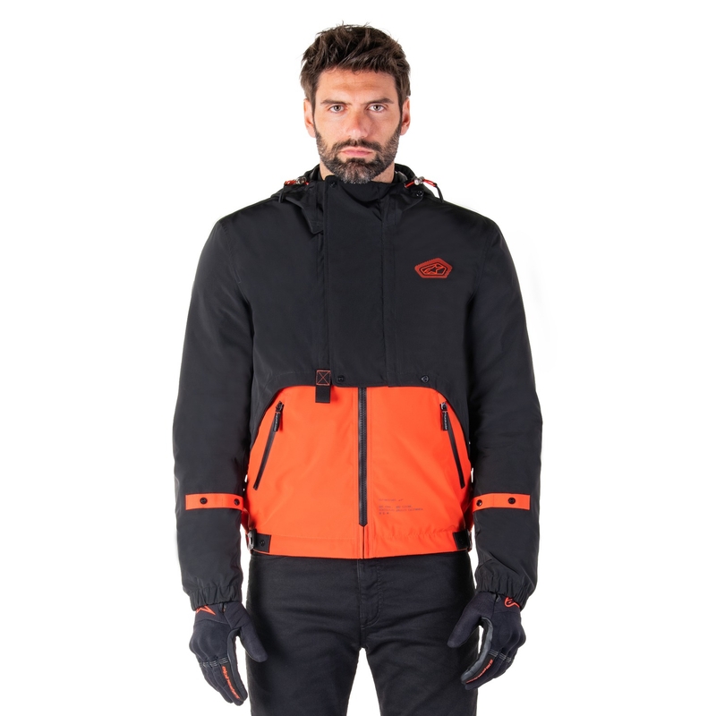 Alpinestars Mootant ūdensnecaurlaidīga parka melns-fluo oranžs