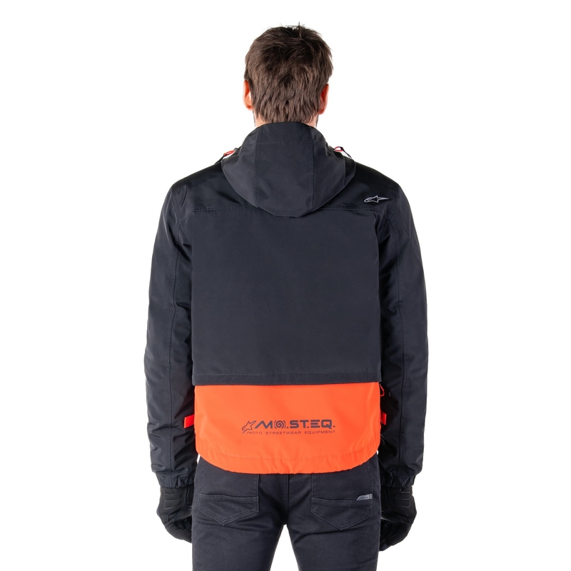 Alpinestars Mootant ūdensnecaurlaidīga parka melns-fluo oranžs