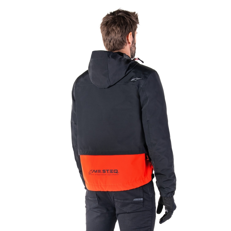 Alpinestars Mootant ūdensnecaurlaidīga parka melns-fluo oranžs