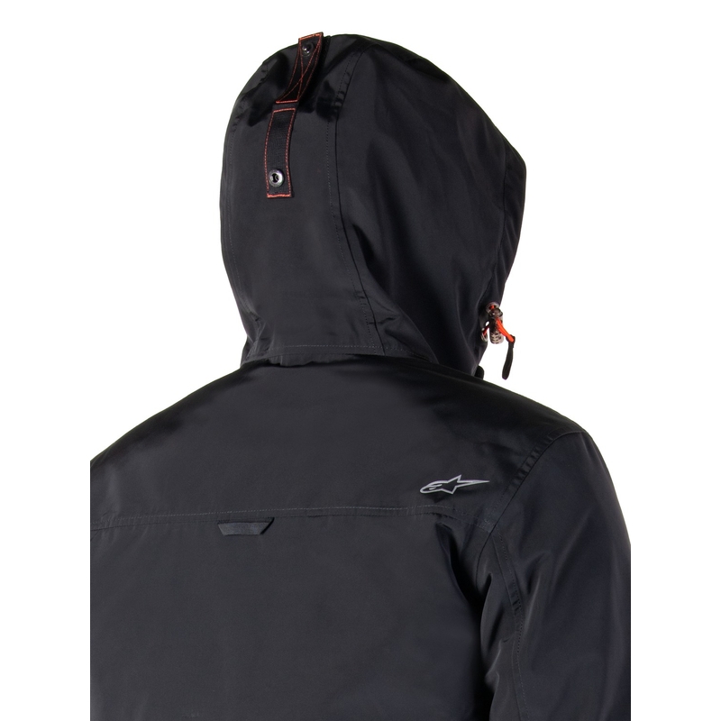 Alpinestars Mootant ūdensnecaurlaidīga parka melns-fluo oranžs