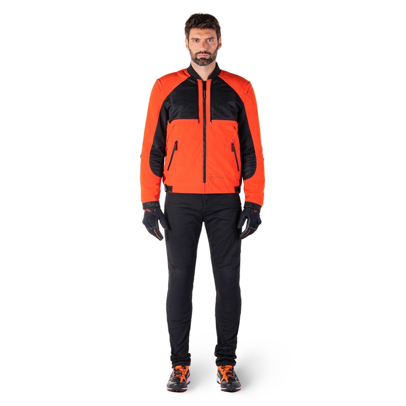 Alpinestars Mootant ūdensnecaurlaidīga parka melns-fluo oranžs
