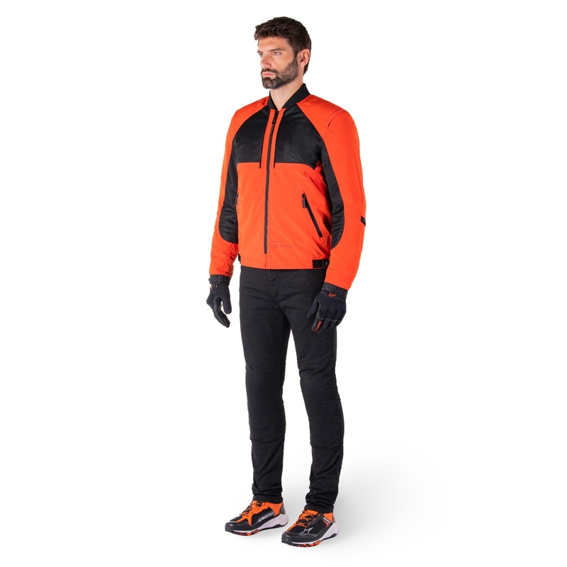 Alpinestars Mootant ūdensnecaurlaidīga parka melns-fluo oranžs