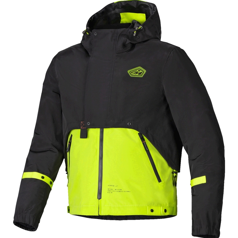 Alpinestars Mootant ūdensnecaurlaidīga jaka Black-Fluo Yellow