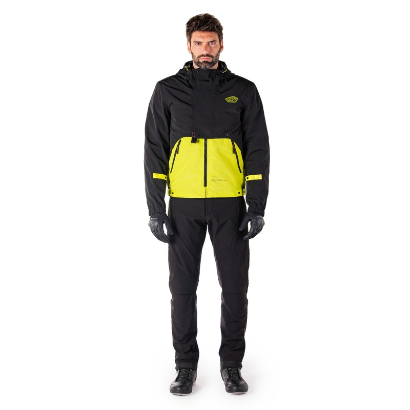 Alpinestars Mootant ūdensnecaurlaidīga jaka Black-Fluo Yellow