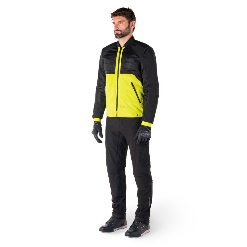 Alpinestars Mootant ūdensnecaurlaidīga jaka Black-Fluo Yellow