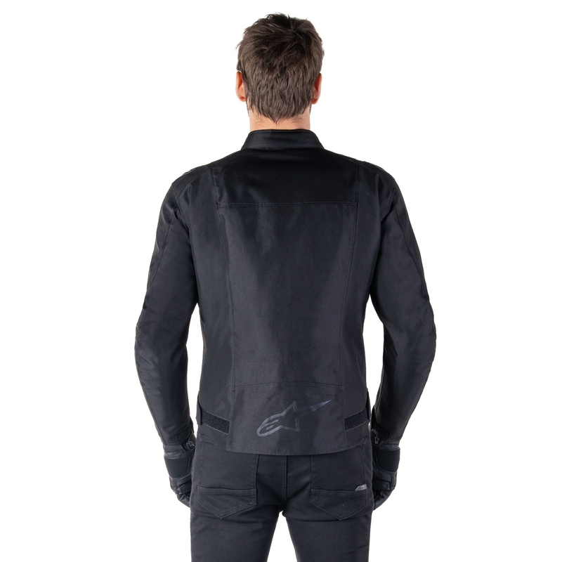 Alpinestars T-SPS 2 ūdensnecaurlaidīga melna motocikla jaka