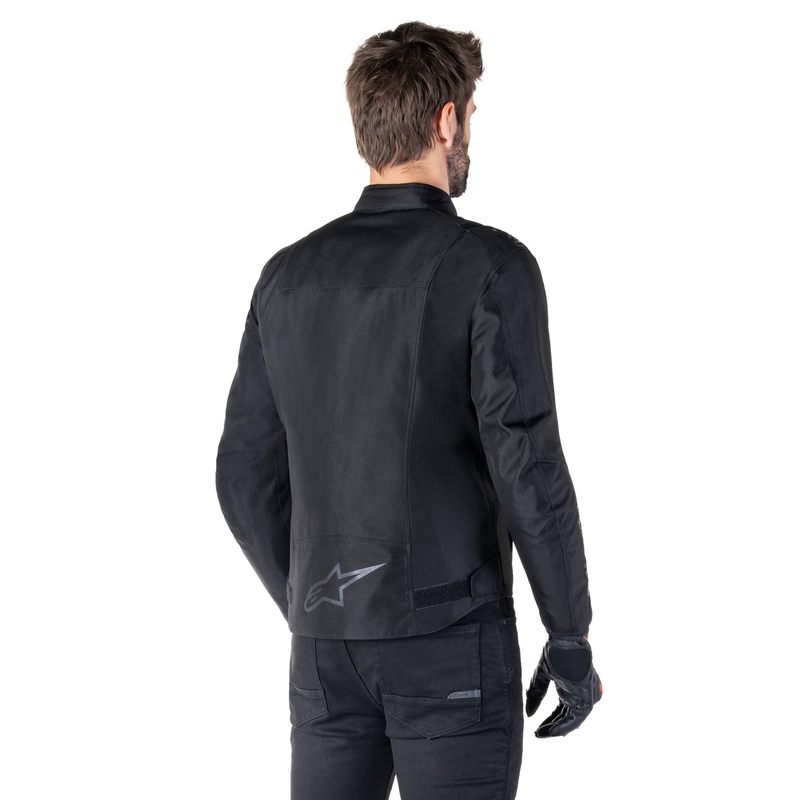 Alpinestars T-SPS 2 ūdensnecaurlaidīga melna motocikla jaka