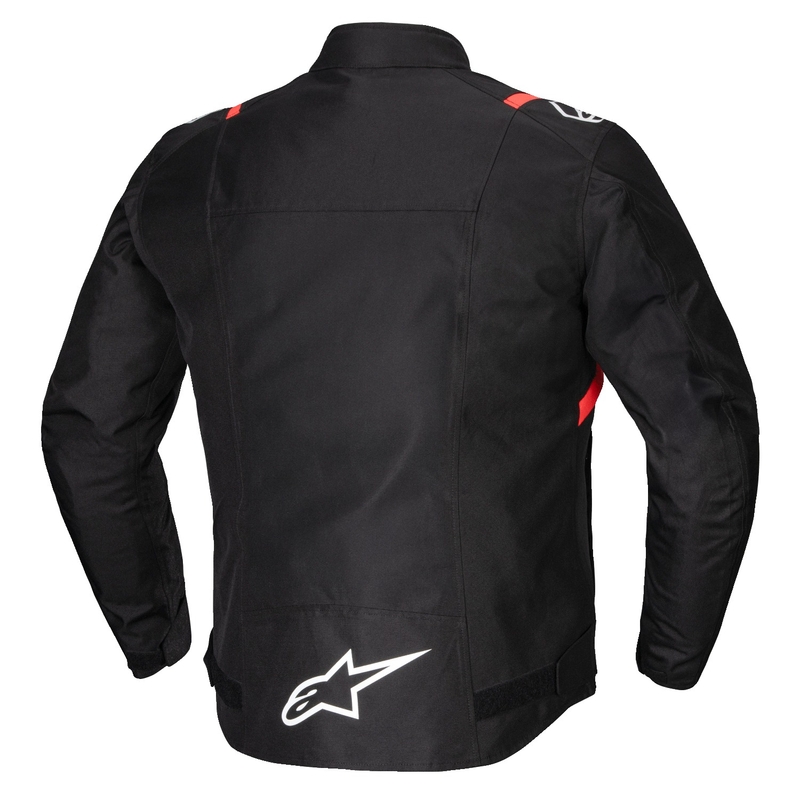Alpinestars T-SPS 2 ūdensnecaurlaidīga melns-balts-fluo sarkans motocikla jaka