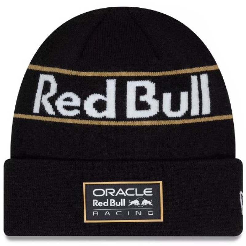 Red Bull Racing F1 zelta cepure melna