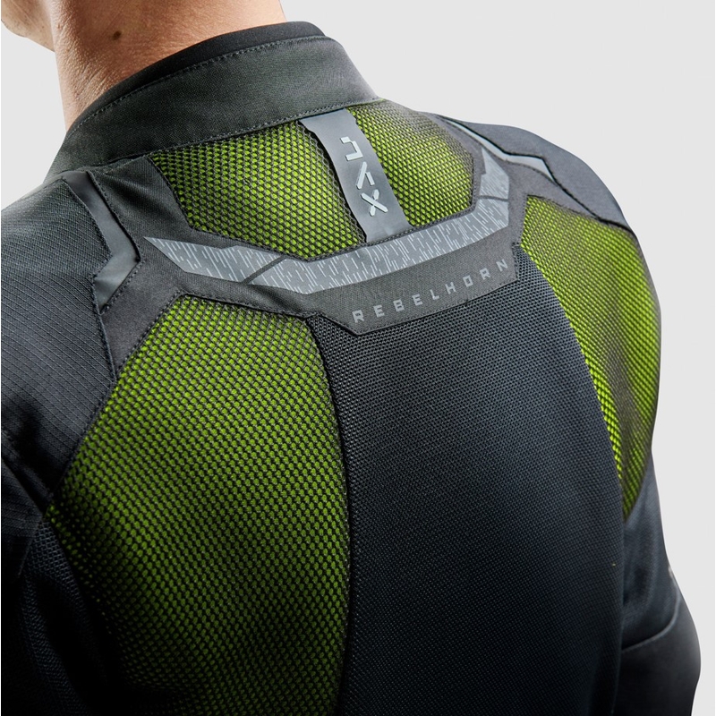 Motocikla jaka Rebelhorn Jax black-fluo yellow