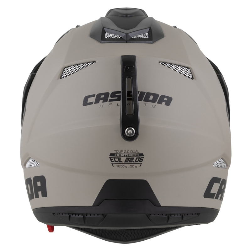 Enduro ķivere Cassida Tour 2.0 Dual matēta smilšu melna