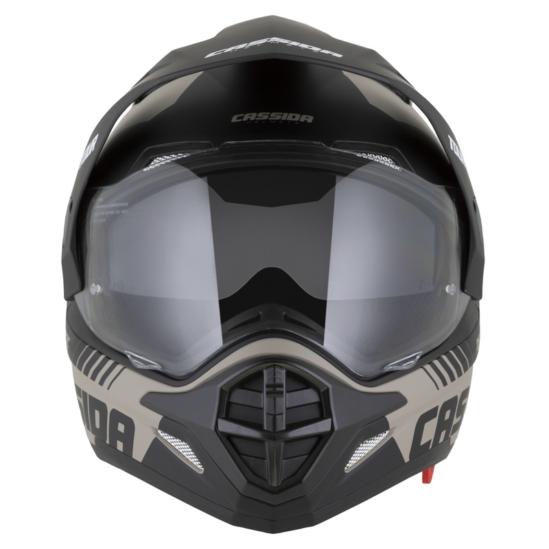 Enduro ķivere Cassida Tour 2.0 Dual matēta smilšu melna