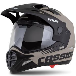 Enduro ķivere Cassida Tour 2.0 Dual matēta smilšu melna