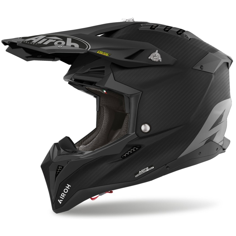Motokrosa ķivere Airoh Aviator 3.0 Carbon matēta melna