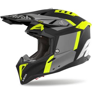 Motokrosa ķivere Airoh Aviator 3 Glory yellow matt