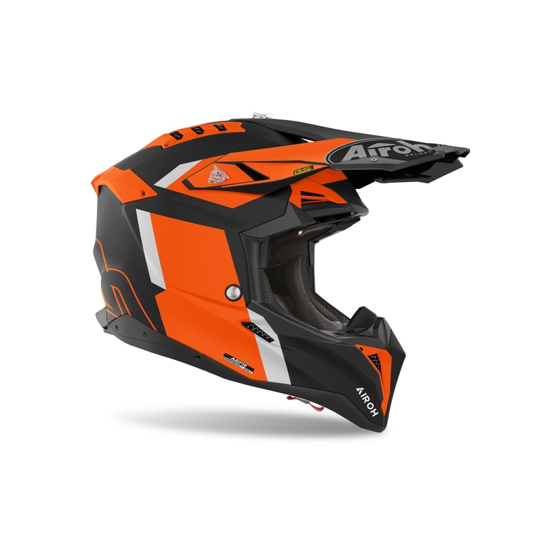 Motokrosa ķivere Airoh Aviator 3 Glory orange matt
