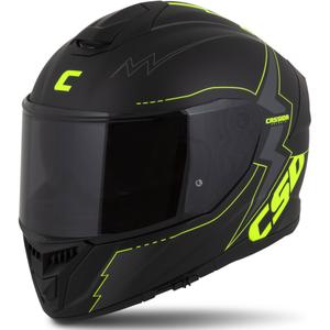 Integral moto ķivere Cassida Integral GT 2.1 Flash black-fluo yellow-grey