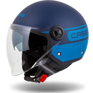 Cassida Handy Plus Linear atvērtā moto ķivere zila