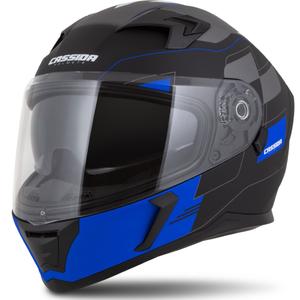 Integrālā ķivere Cassida Integral 3.0 RoxoR melns-pelēks-zils