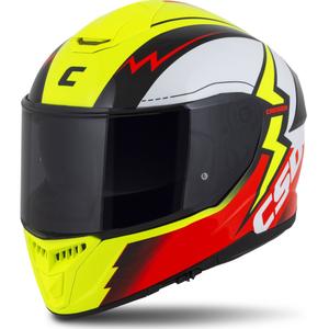 Integral moto ķivere Cassida Integral GT 2.1 Flash fluo yellow-red-black-white