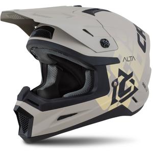 Motokrosa ķivere Cassida Cross Cup 2 Alta matēta smilšaini pelēka