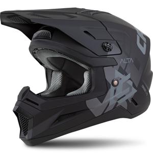 Bērnu motokrosa ķivere Cassida Cross Cup 2 Alta matēts melns-pelēks