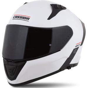 Cassida Aero integrāla motocikla ķivere matēta balta-melna