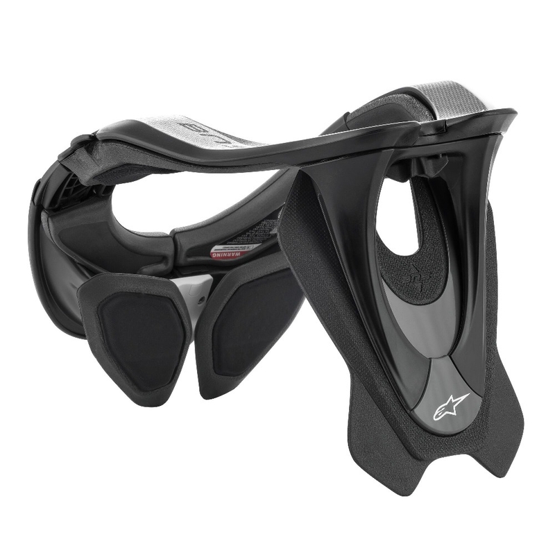Alpinestars BNS Tech-2 kakla mugurkaula aizsargs melns-pelēks